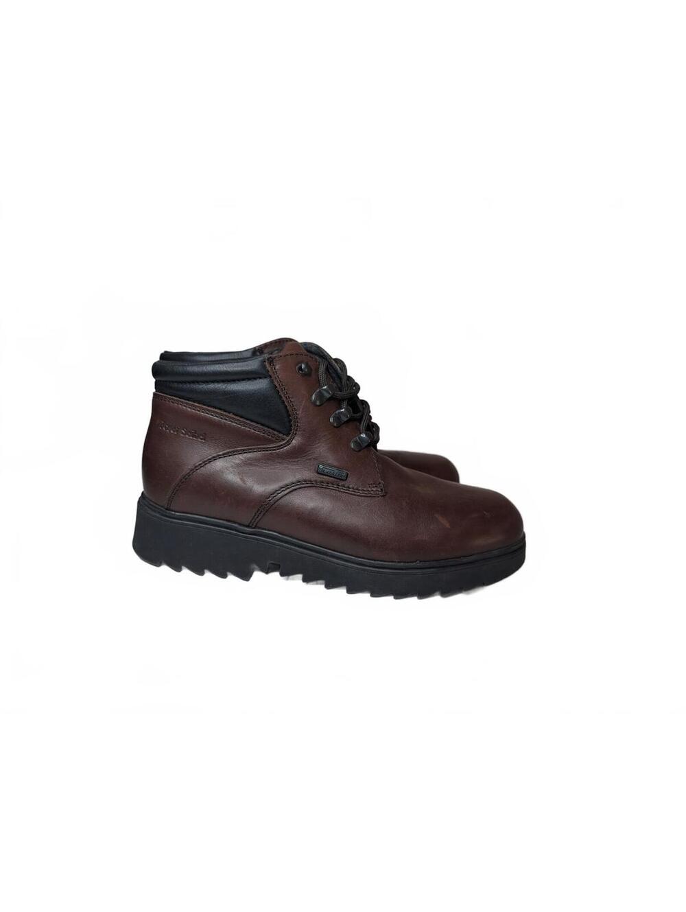 Josef Seibel Brown Leather Lace-Up Ankle Boots Size 38